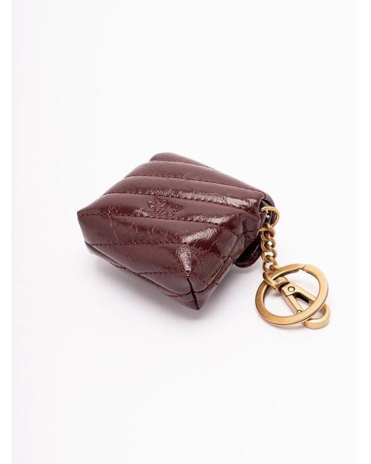 Pinko Purple Love Bag Puff Airpods Case