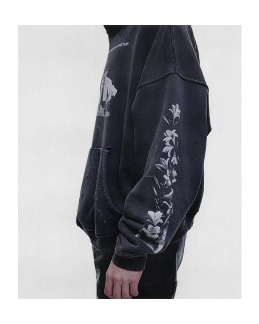 Enfants Riches Deprimes Gray Enfants Riches Déprimés Long Sleeve Graphic Hoodie for men