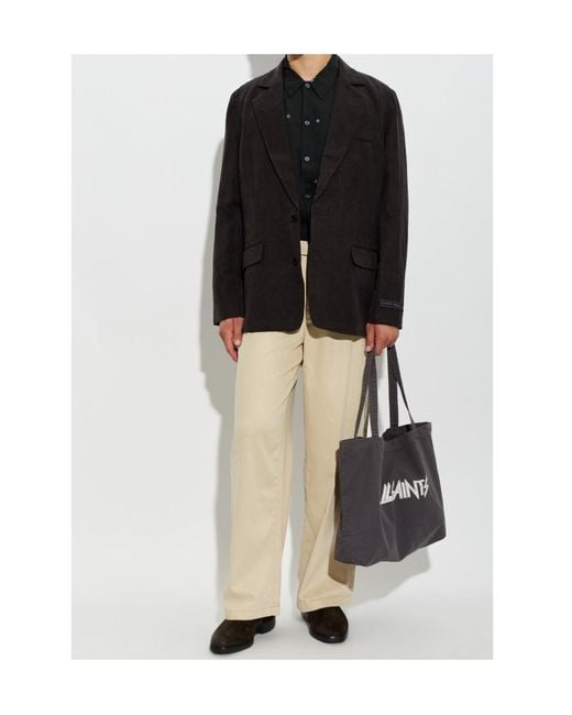 AllSaints Natural Casual Trousers With Belt Loops for men