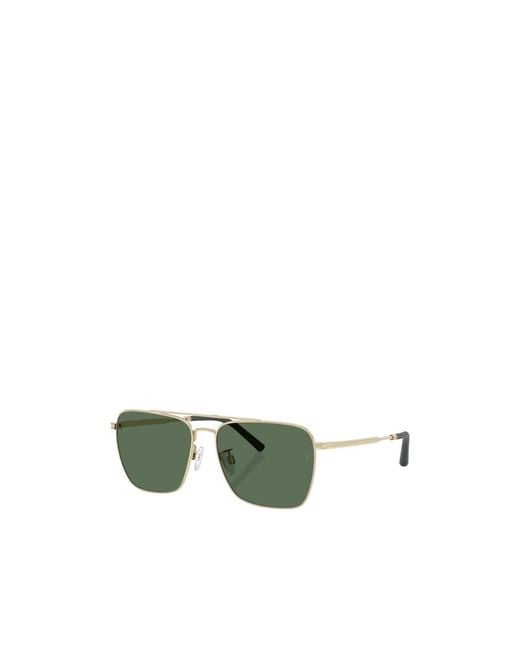 Oliver Peoples Green Full Frame Sunglasses for men