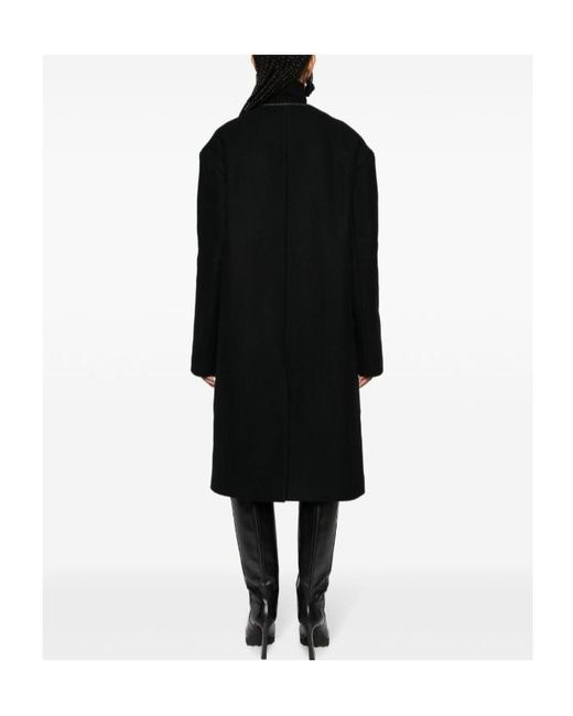 Dries Van Noten Black Long-Sleeved Coat