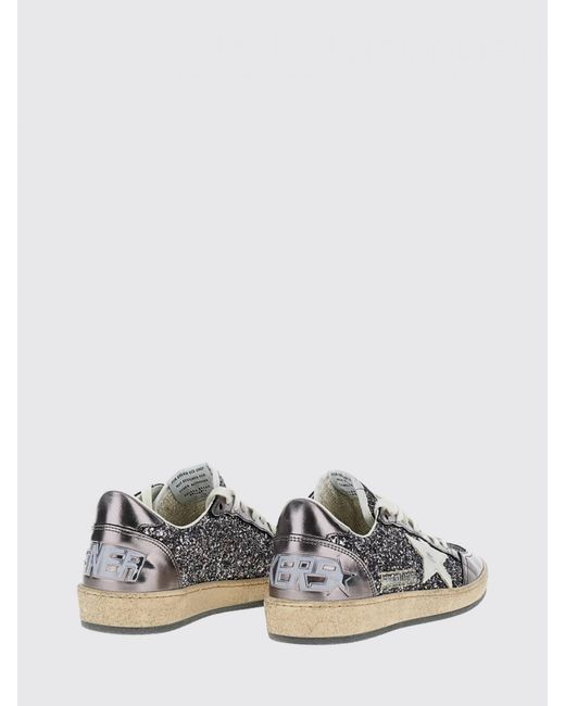 Golden Goose Deluxe Brand Gray Round-Toe Low-Top Casual Shoes