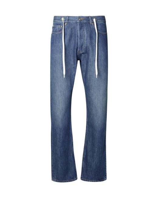 A.P.C. Blue Drawstring Jeans for men