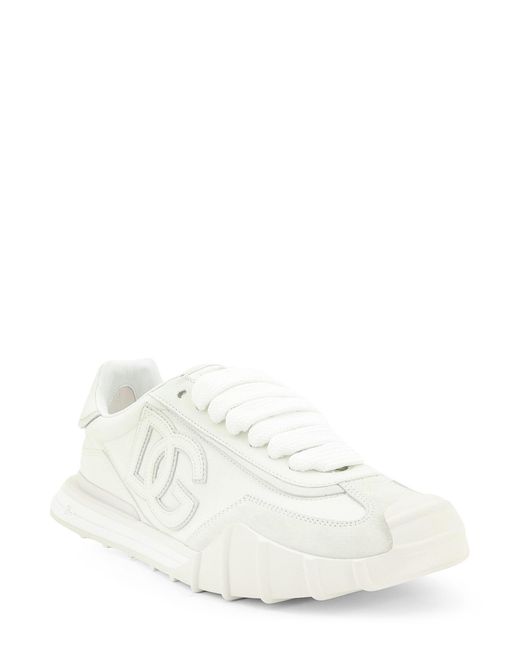 Dolce & Gabbana White Dg Athletic Low-Top Sneakers for men