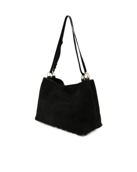 MANU Atelier Black Eterno Leather Shoulder Bag