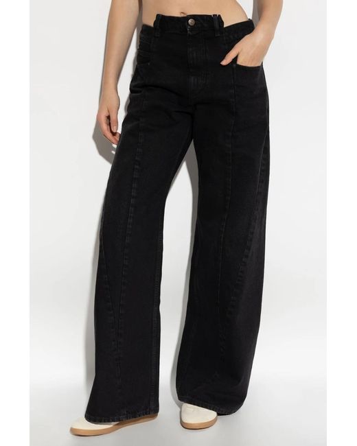 Maison Margiela Black Straight Leg Jeans
