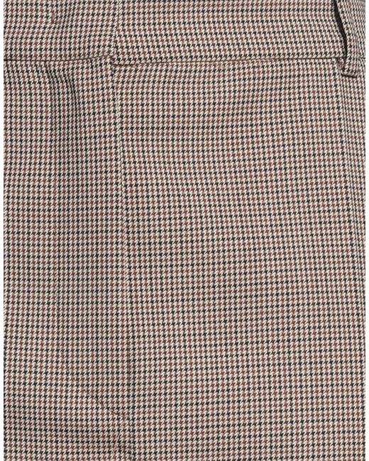Sportmax Brown Houndstooth Pencil Skirt