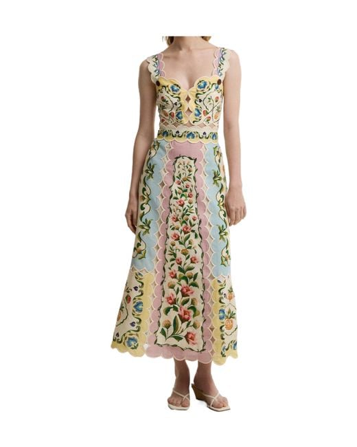 Barbour Metallic Long Dress