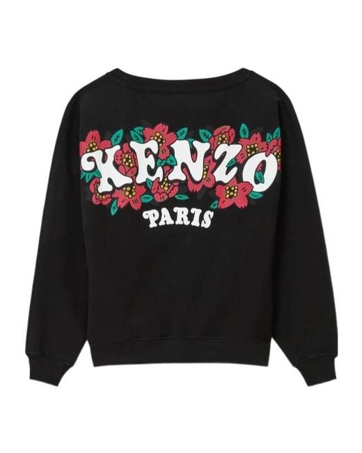 KENZO Black Verdy Market Crewneck Sweatshirt