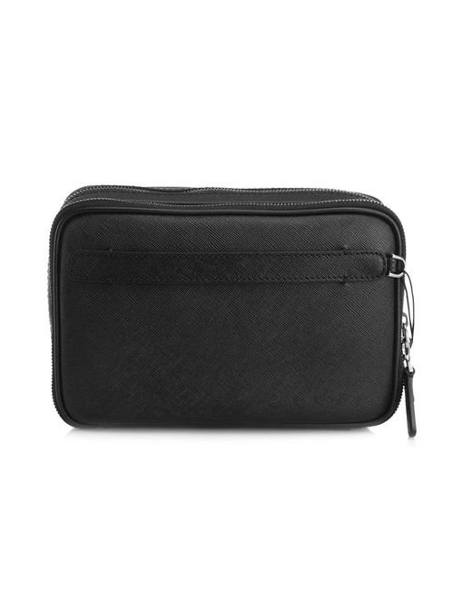 Giorgio Armani Black Logo Details Clutch for men