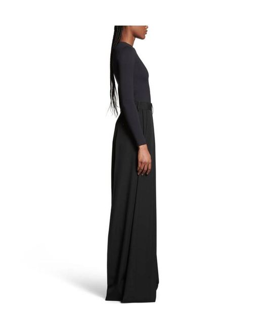 Balenciaga Black Double Front Trousers