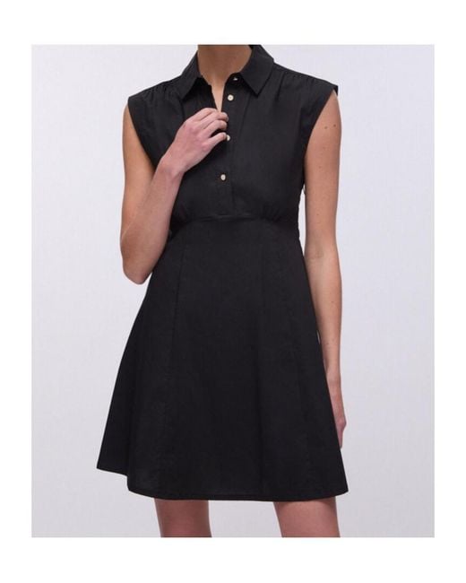 Liu Jo Blue Sleeveless Shirt Dress