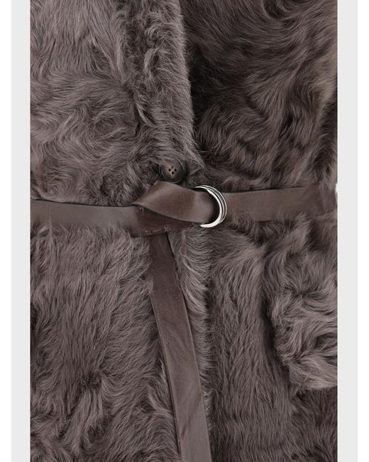Brunello Cucinelli Brown Fur Vest