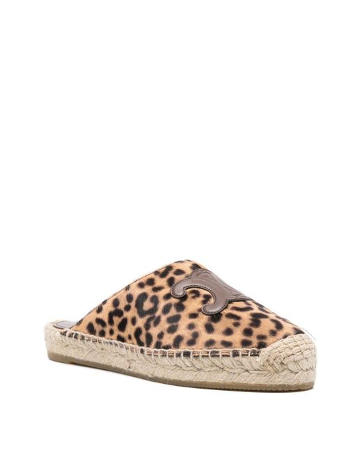 Céline Brown Les Espadrilles Mule