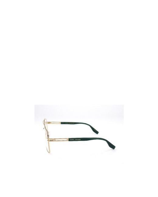 Marc Jacobs White Full-Rimmed Glasses (With Non-Prescription Lenses) for men