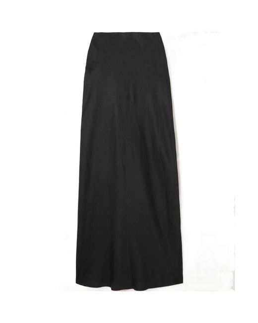 Theory Black High Waist Skirt