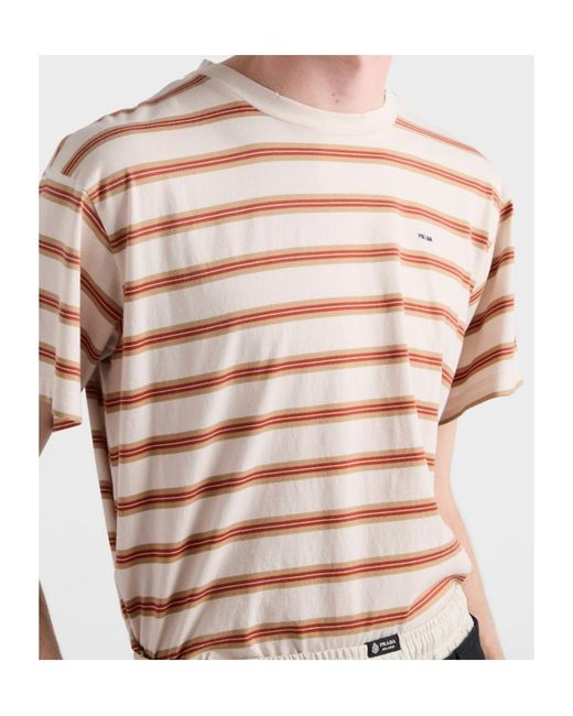 Prada Pink Cotton T-Shirt for men