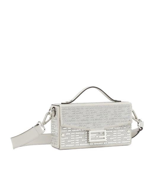 Fendi Metallic Baguette Soft Trunk Tote Bag for men