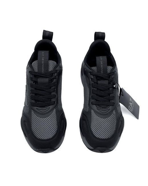 EA7 Blue Logo Casual Sneakers for men
