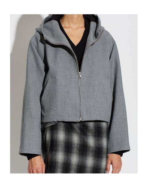 IRO Gray Long Sleeve Casual Jacket