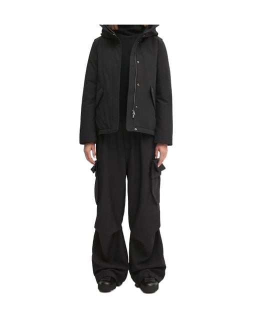 Woolrich Black Down Jacket Military