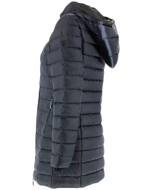 Armani Jeans Blue Quilted Down Jacket