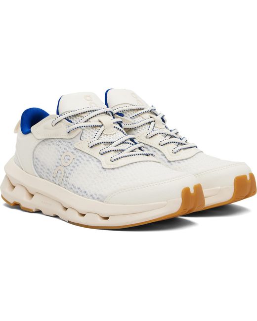 On Shoes White Cloudzone Moon Sneakers