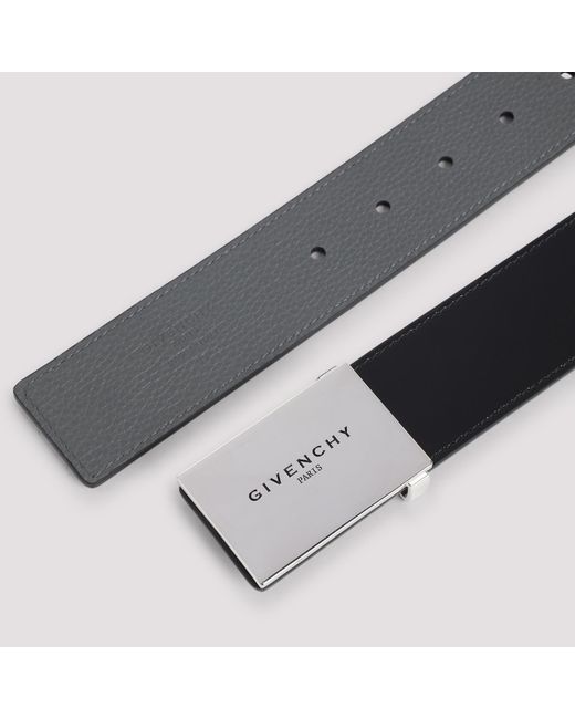 Givenchy White Paris Signature Printed Belt for men
