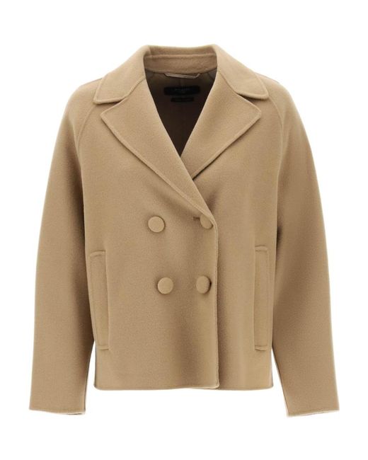 Weekend by Maxmara Natural Double-Breasted Jacket