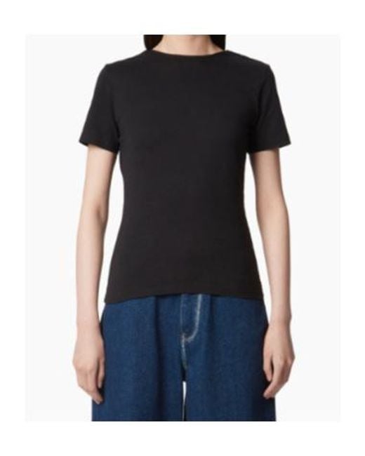 Nina Ricci Black Draped T-Shirt