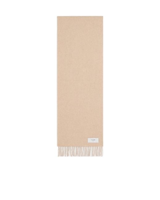 Céline White Scarf