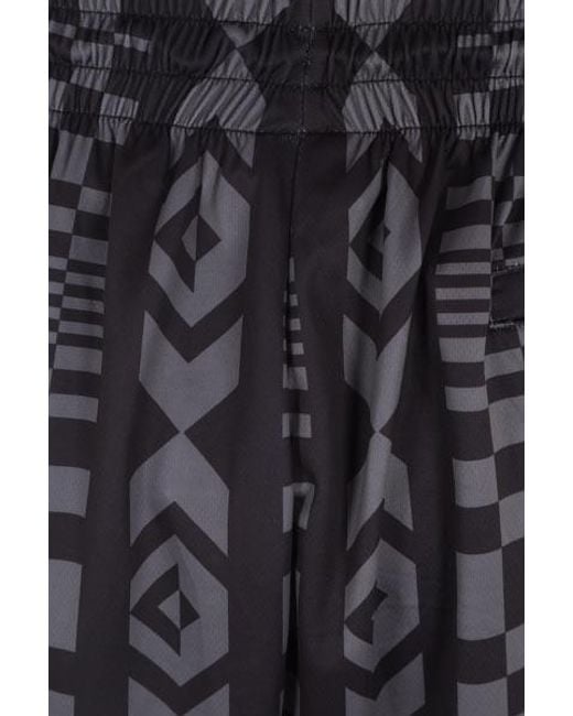 Marcelo Burlon Blue County Of Milan X Kappa Bermuda Shorts for men