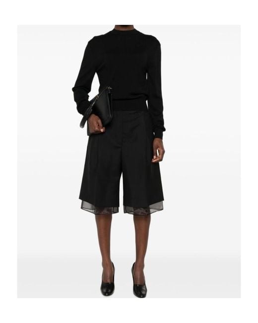 Lanvin Black Crew-Neck Sweater