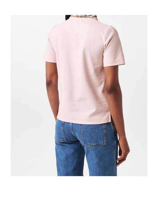 Burberry Pink Polo Shirt