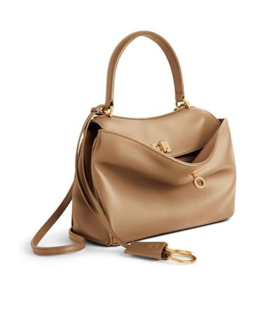 Balenciaga Natural Rodeo Top Mini Hand Bag