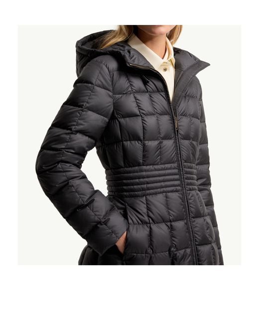 Moncler Black Engoulevent Square Quilted Hooded Short Padded Jacket