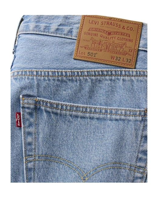 Levi's Blue Straight Jeans for men