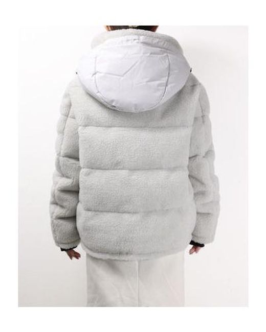 Herno Gray Long-Sleeved Down Jacket