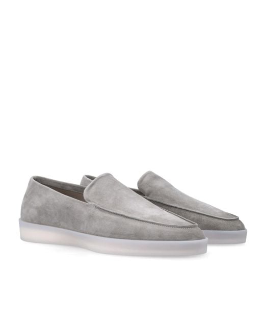 Fear Of God Gray Suede Loafers for men
