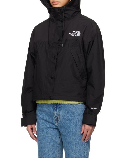 The North Face Black Logo Embroidered Hooded Jacket