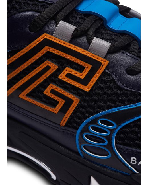 Balmain Blue B-East Mesh Sneakers for men
