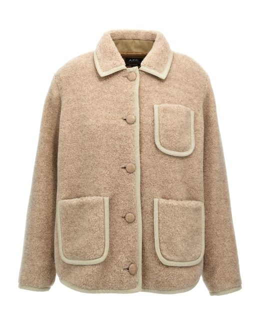 A.P.C. Natural Single-Breasted Jacket