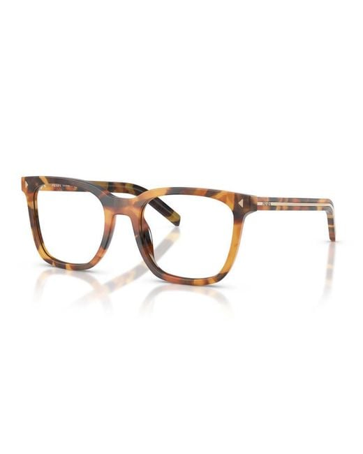 Prada Brown Full Frame Plain Mirror