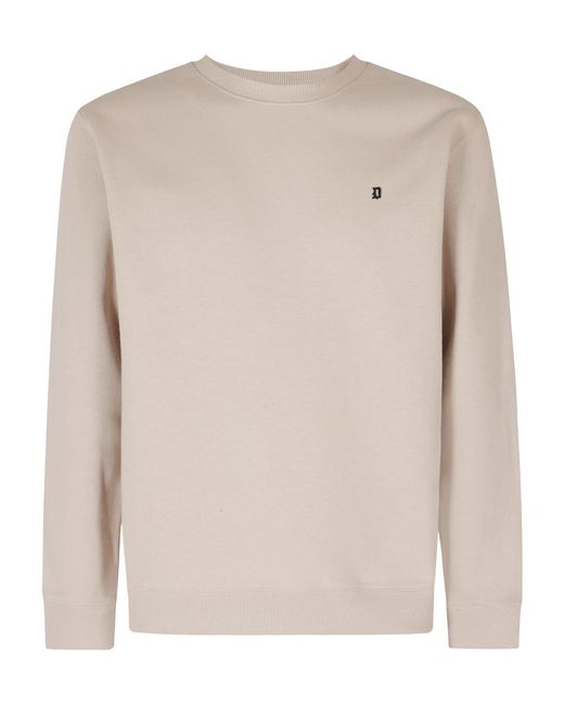 Dondup Natural Long-Sleeve Crew-Neck Sweatshirt for men