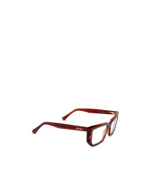 Max Mara White Cat-Eye Glasses