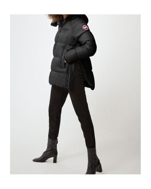 Canada Goose Black Cypress Puffer Hooded Jacket