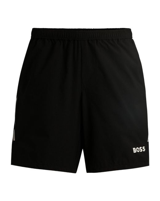 Boss Black Boss Logo Printed Active Shorts for men