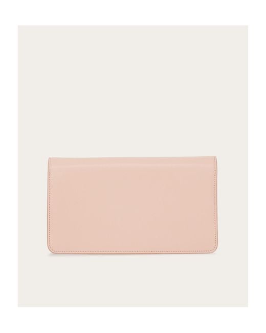Ferragamo Pink Double Gancini Mini Shoulder Bag