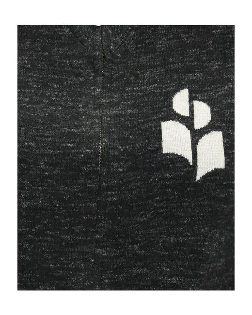 Isabel Marant Black Isabel Marant Étoile Koxy Zip-Up Cardigan