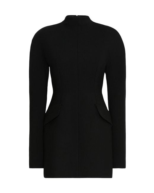 Sportmax Black Spxtefrite Fitted Waist Dress